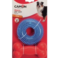 סט נשכנים טבעת ועצם לכלב מצפצף - CAMON