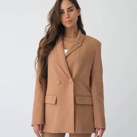 LEAH SUIT CAMEL
