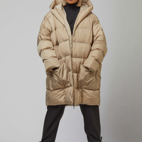 MILAN PUFFER COAT STONE