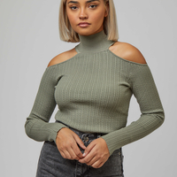 OLIVIA HIGH NECK GREEN