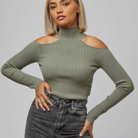 OLIVIA HIGH NECK GREEN