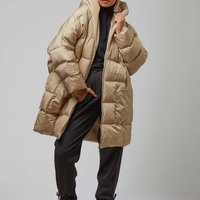 MILAN PUFFER COAT STONE