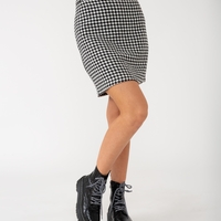 MINI LATHER SKIRT