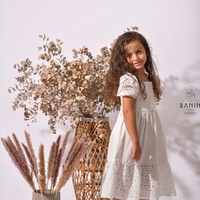 ROSE DRESS WHITE (SET)