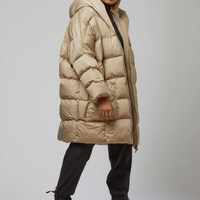 MILAN PUFFER COAT STONE