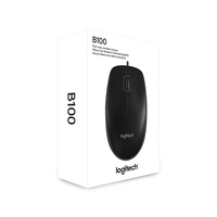 עכבר Logitech Optical USB B100