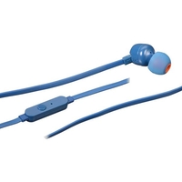 אוזניות IN EAR עם מיקרופון JBL T110 - כחול