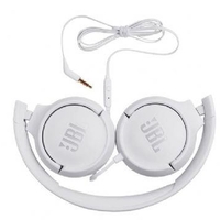 אוזניות קשת חוטיות JBL TUNE T500  לבן