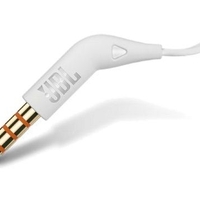 אוזניות IN EAR עם מיקרופון JBL T210 - כסוף\לבן