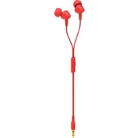 אוזניות In-ear עם מיקרופון JBL C100SI - אדום