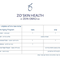 AGGRESSIVE ANTI-AGING PROGRAM ZO SKIN ערכת אגריסיב אנטי איג'ינג