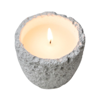 נר יצוק VANILLA GARDENIA לבן