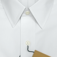 חולצת גברים לבנה – DAVIS | SLIM FIT | צווארון אמריקאי | בלי כיס | סדרת GOLD LABEL