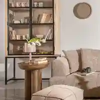 פוף עור מרובע בז'