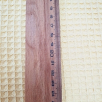 אריג פיקה וופל אורגני צבע צהוב