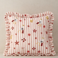 אריג כותנה דפוס אווזים בחופשה