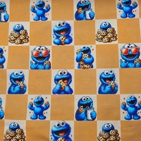 טריקו כותנה דפוס עוגי פלצת cookie monster