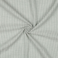 אריג דאבל טטרה דפוס פסים על רקע ירוק