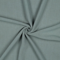 אריג פשתן ויסקוזה מכובס צבע ירוק מעושן