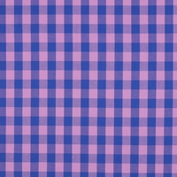 אריג כותנה משבצות גווני סגול וכחול