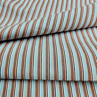 אריג גינס פסים גווני תכלת סלמון