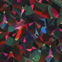 אריג ויסקוזה ECOVERO דפוס אמורפי מולטיקולור