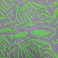 אריג ויסקוזה דפוס אבסטרקטי גווני לילך וירוק