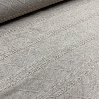 סריג צמות צבע בז פודרה דגם ורונה