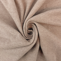 סריג ריב כותנה צבע חול מלאנז