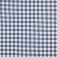 אריג פלנל משבצות כחול לבן