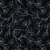 אריג פשתן רקום צבע כחול כהה