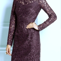 תחרה לייקרה צבע חציל