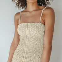 רשת קרושה כותנה צבע אופוויט