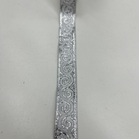 סרט קישוט גקארד צבע כסף 1.5 ס״מ