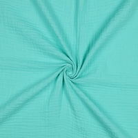 אריג דאבל טטרה אורגני צבע מנטה כהה