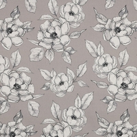 אריג קנבס דפוס דיגיטלי מגנוליות על רקע חול