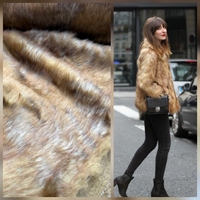 פרווה משי גווני כאמל חום דגם מריאנה