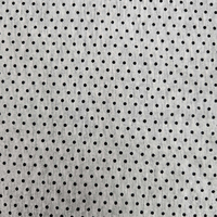 טריקו ויסקוזה דפוס נקודות סיכה שחור על רקע אפור מלאנז