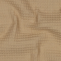 אריג פיקה וופל אורגני צבע חול