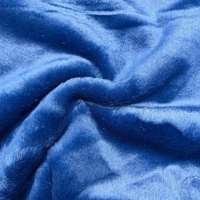 פרווה משי כחול רויאל נגיעות לורקס עדין