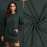 פרנץ טרי אורגני צבע ירוק יער כהה