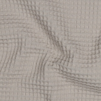 אריג פיקה וופל אורגני צבע בז