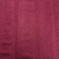 סריג צמות צבע בורדו עמוק דגם ורונה