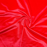 קטיפה משי דגם Panama צבע אדום נאון