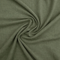 2 מטר אריג דמוי פשתן צבע ירוק זית