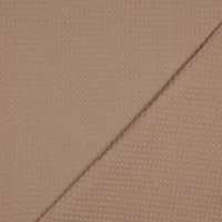 אריג פיקה וופל אורגני צבע כרמל