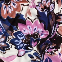 פרנץ טרי דפוס פרחים דיגיטלי על רקע אופוייט דגם רותם