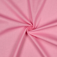 אריג כותנה חלק צבע ורוד