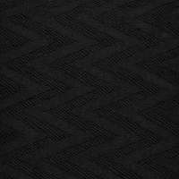 תחרה קרושה טקסטורה זיגזג צבע שחור