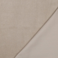 אריג קורדרוי מכובס פס רחב צבע חול